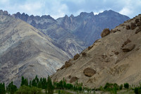 Descending toward Wanla, Lamayuru to Tso Moriri Trek