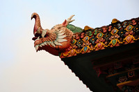 The entrance gate at Tengboche Monastery