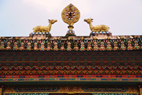 The entrance gate at Tengboche Monastery