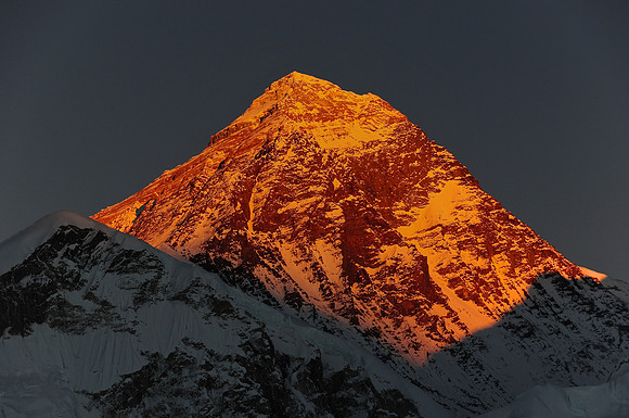 Mount Everest from the summit of Kala Patthar