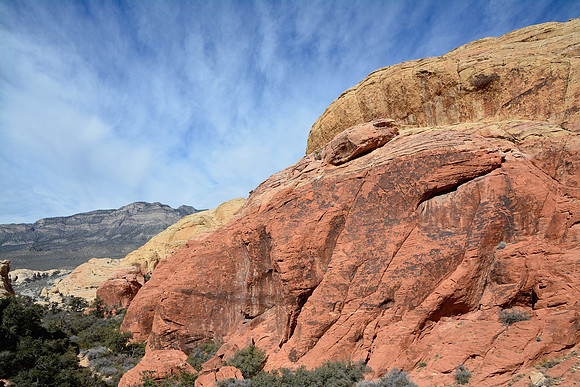 The Calico Hills from the top of the Calico Tanks Trail, Red Rock Canyon National Conservation Area