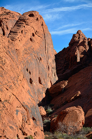 The canyon along Mouse's Tank Road, Valley of Fire State Park