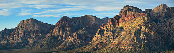Mount Wilson, Rainbow Mountain and Bridge Mountain, Red Rock Canyon National Conservation Area