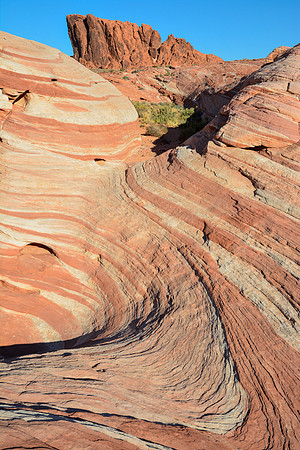 Gibralter Rock from the Fire Wave, Valley of Fire State Park