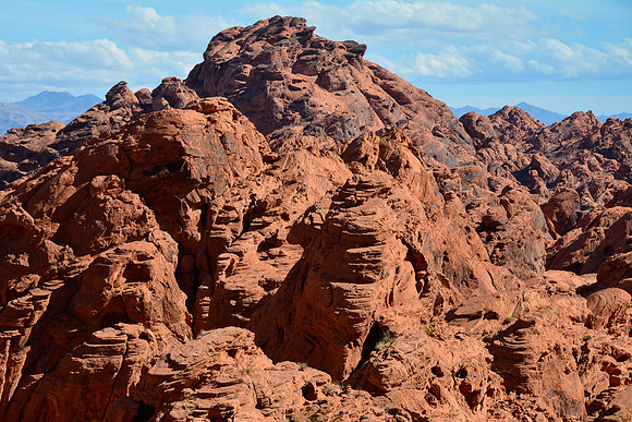 The view from the end of the Rainbow Vista Trail, Valley of Fire State Park
