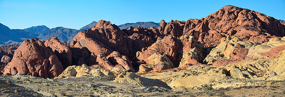 Looking south from Fire Canyon Road, Valley of Fire State Park