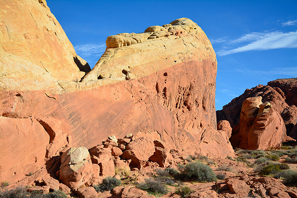The start of the Rainbow Vista Trail, Valley of Fire State Park