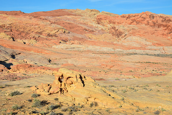 View from Parking Area #1 on the White Domes Scenic Byway, Valley of Fire State Park