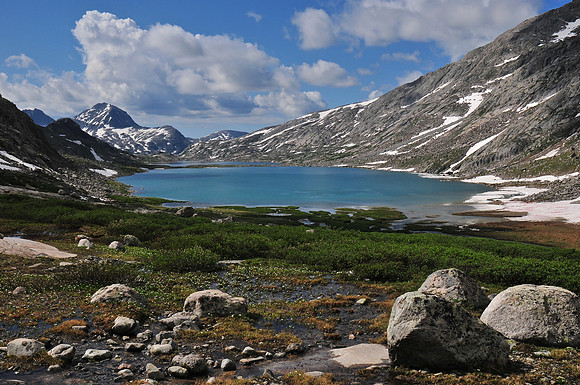 Mount Lester from above Upper Titcomb Lake, Wind River Range