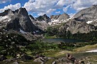 Pingora Peak and Lonesome Lake, Cirque of the Towers, Wind River Range