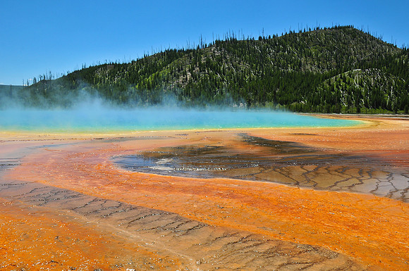 Grand Prismatic Spring, Midway Geyser Basin, Yellowstone National Park