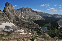 Pingora Peak and Lonesome Lake, Cirque of the Towers, Wind River Range