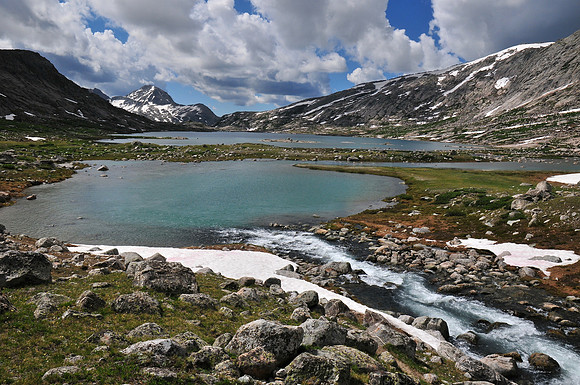 Mount Lester from just above Lower Titcomb Lake, Wind River Range