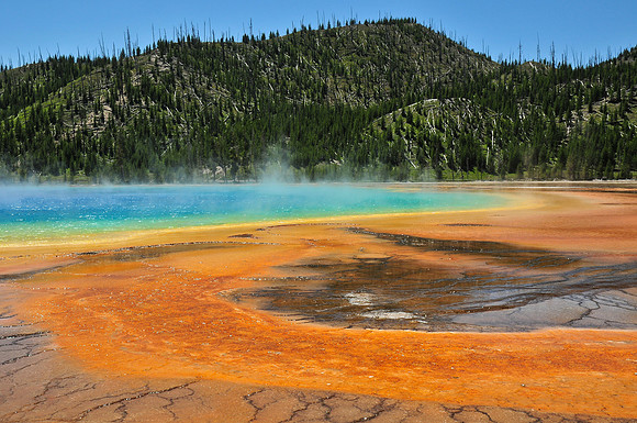 Grand Prismatic Spring, Midway Geyser Basin, Yellowstone National Park