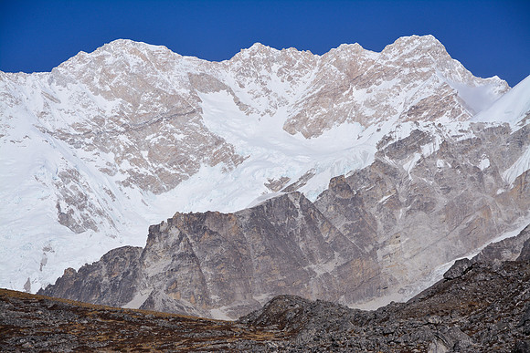 The south face of Kanchenjunga from Oktang