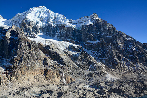 Kabru and the Yalung Glacier, from Oktang