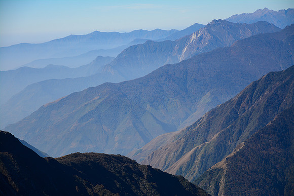 Looking southwest from the Mirgin La