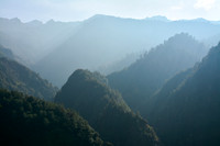 Looking across the Ghunsa River valley from above Amjilosa