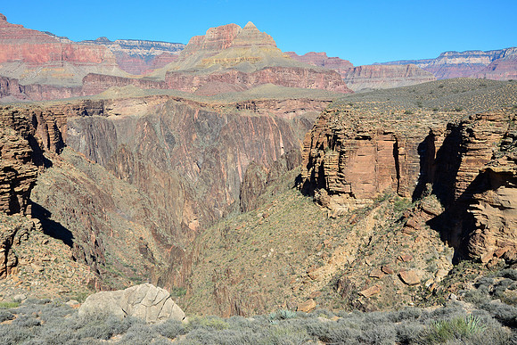 Cheops Pyramid from the east side of Horn Creek