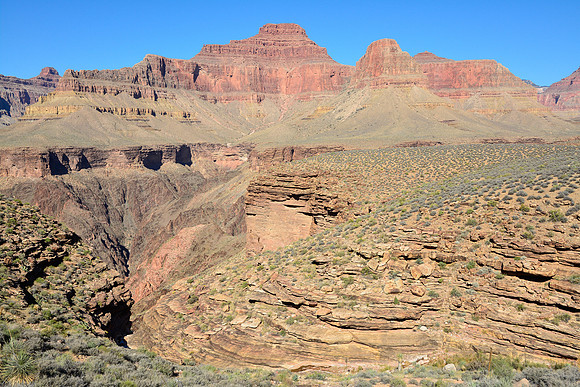 The Tower of Set from the Cedar Spring campsite