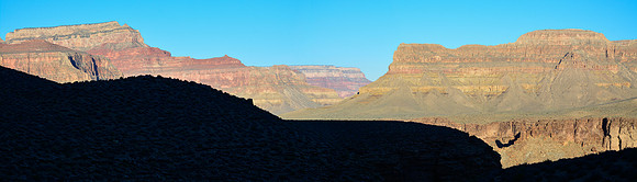 Looking northwest from the canyon just east of Cedar Spring