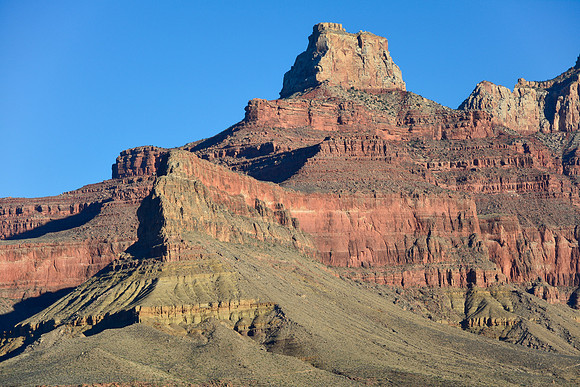 Zoroaster Temple from the east side of Lonetree Canyon