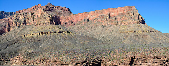 Looking up to Newton Butte from the east side of Boulder Creek