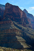 Looking up to Lookout Point from above the Hermit Creek campsite