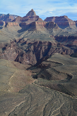 Vishnu Temple from the northwest arm of Horseshoe Mesa
