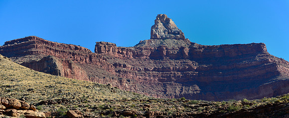 Zoroaster Temple from the Clear Creek Trail