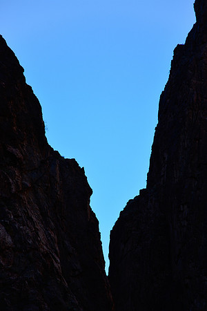 Looking up Phantom Canyon from the  North Kaibab Trail