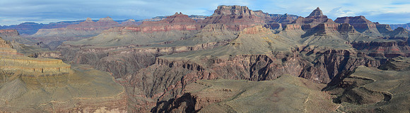 Panorama from the northwestern point of Horseshoe Mesa