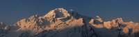 Sunrise on Naya Kanga, from the Kyanjin Ri ridge