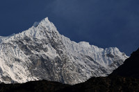 Langtang Lirung from Langtang Village