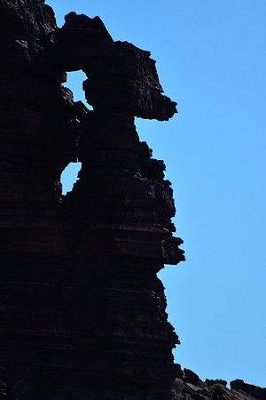 Rock formation on the Clear Creek Trail