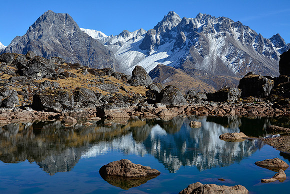 Looking east from Chhuchung Pokhari