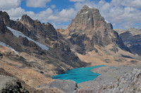 Puscanturpa from Punta Trapecio, Huayhuash Circuit