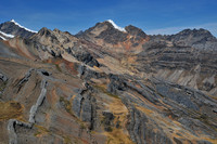 Diablo Mudo from Cerro Yaucha, Huayhuash Circuit