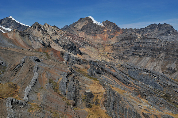 Diablo Mudo from Cerro Yaucha, Huayhuash Circuit