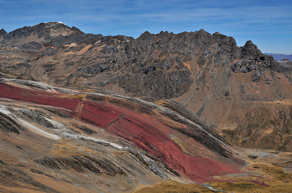 Diablo Mudo from above the Quebrada Tsacra, Huayhuash Circuit