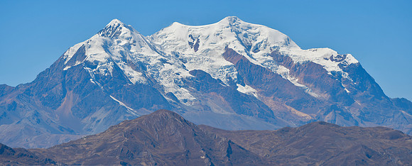 Illimani from Tupac Katari, La Paz