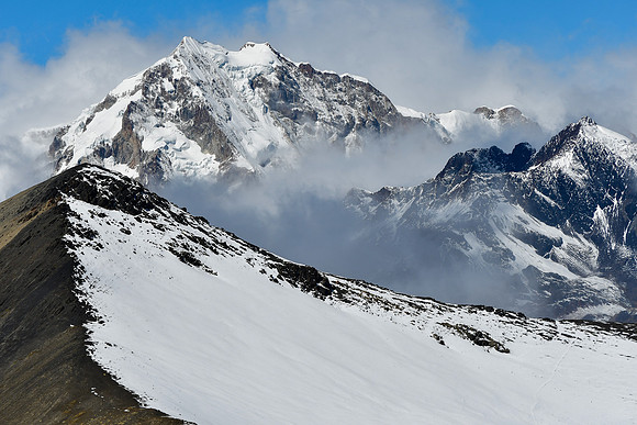Huayna Potosí from Jurikhota Pass
