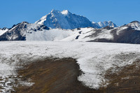 Huayna Potosí from the pass between the Labrahuani Valley and Laguna Khotia