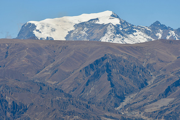 Mururata from Mirador Sallahumani, La Paz