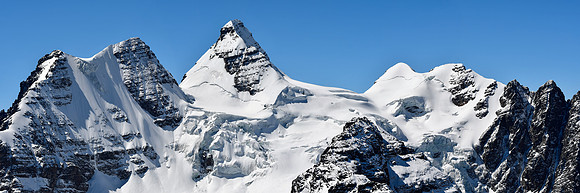 Condoriri from the summit of Pico Austria