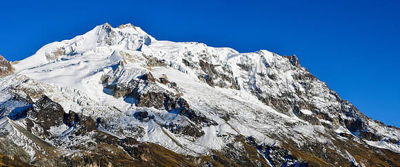 Huayna Potosí from above Rinconada