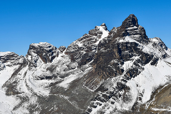 Cerro Aguja Negre viewed on the descent from Apacheta Pass