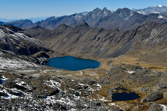 Looking down the Sanja Valley from just below Telata Pass