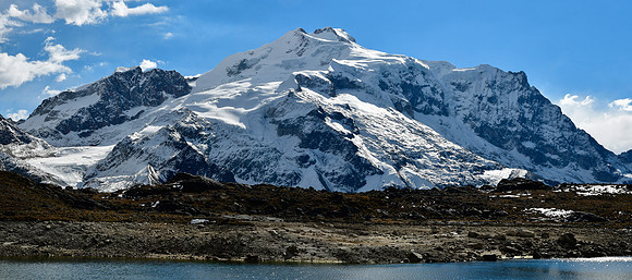 Huayna Potosí from Laguna Canada
