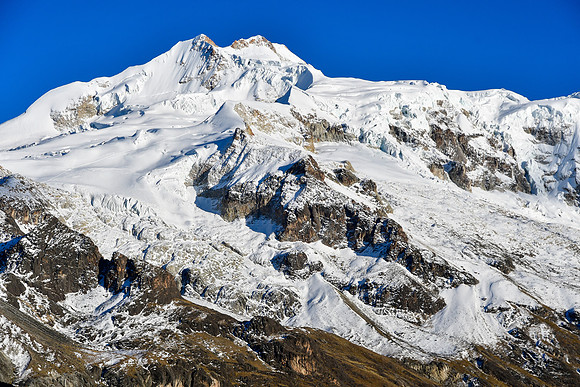 Huayna Potosí from above Rinconada